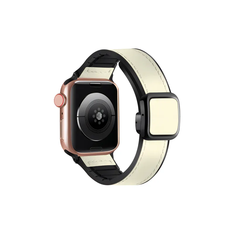 KVZUVUU Apple Compatibility Watch Band Cowhide Leather Material-12