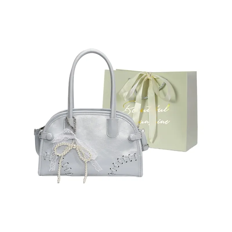 JIANGLIDA PU Handbag Women's White/Blue/Pink-4
