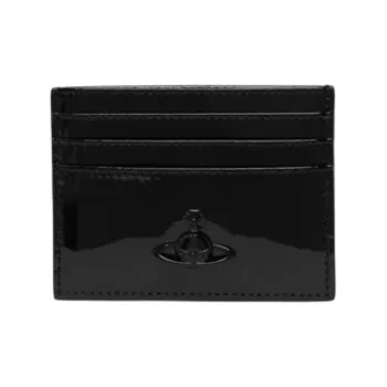 Vivienne Westwood Leather Card Holder Women's Black