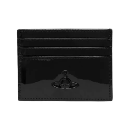 Vivienne Westwood Leather Card Holder Women's Black