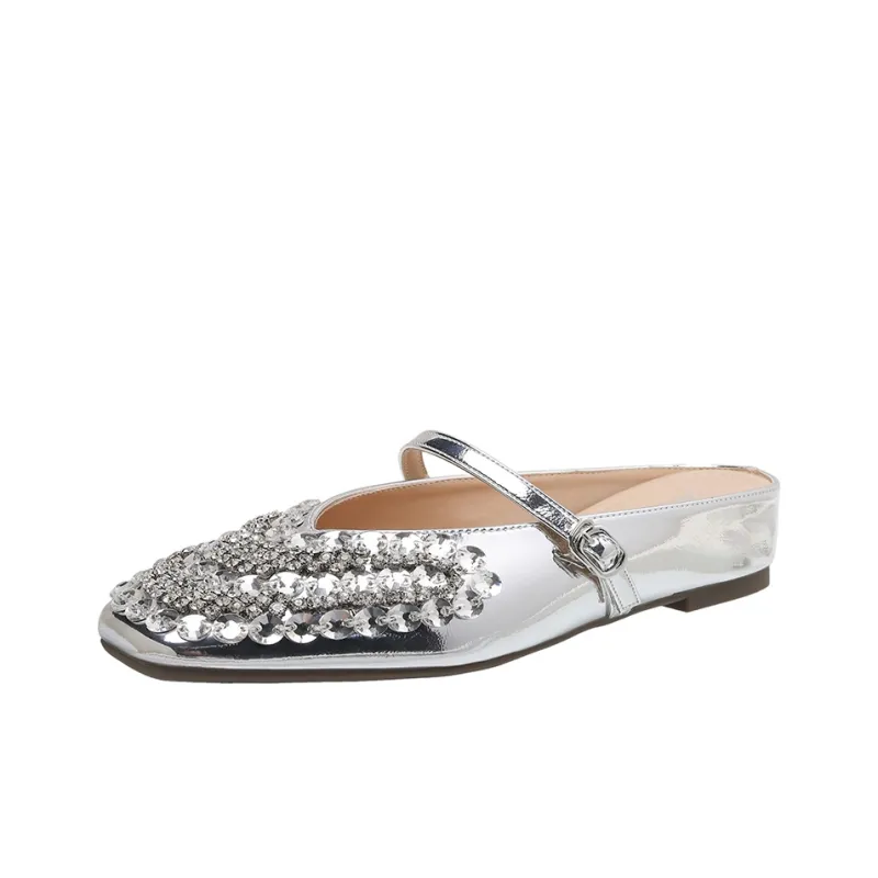 Lan Miao Abrasion Resistant Slip Resistant Closed Toe Slippers Women's-0
