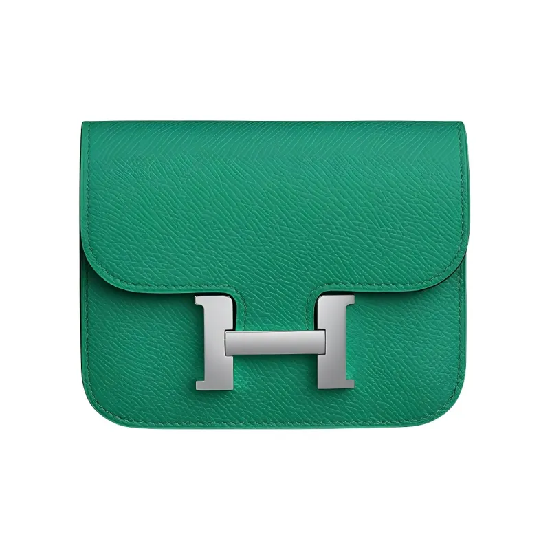 HERMES Constance Slim Epsom Leather Wallet Fanny Pack Women's O6 Vert Jade Jasper-0