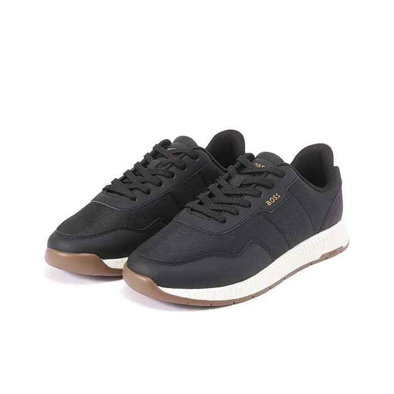 HUGO BOSS Hugo Boss Ttnm Evo Low Top Casual Shoes Men's Black White Tail-2