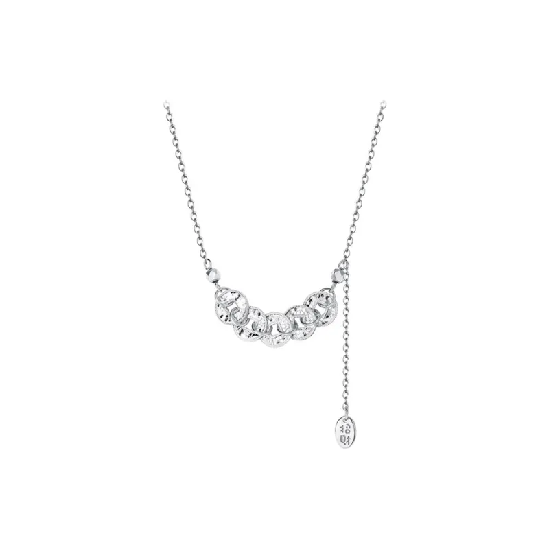 TAOHUAZHAOZHAO S925 Silver Necklaces Women's-0