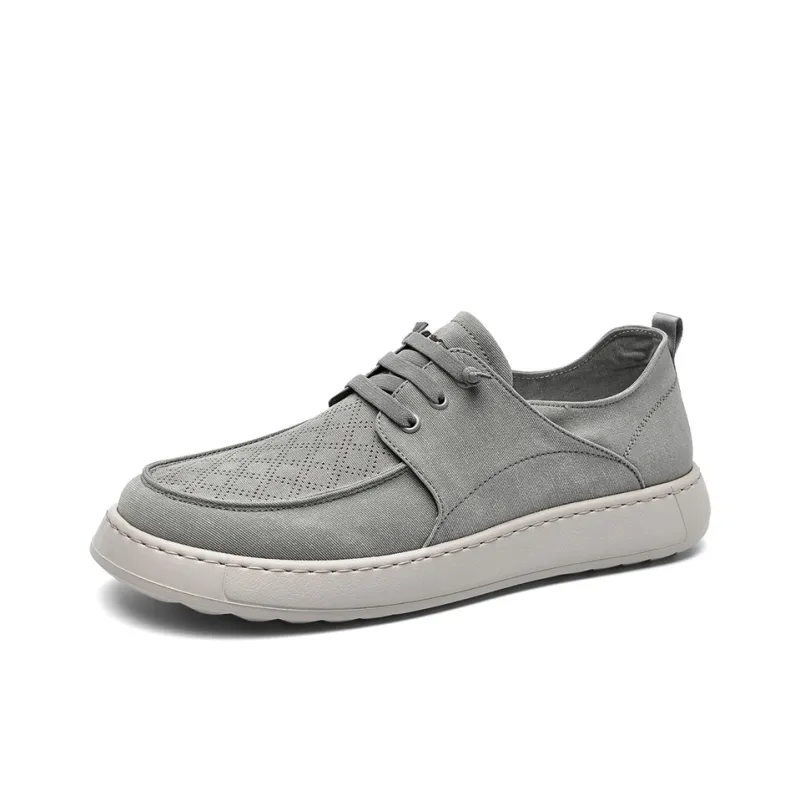 SEPTWOLVES Men's Casual Shoes Men Low Top Khaki/Gray-9