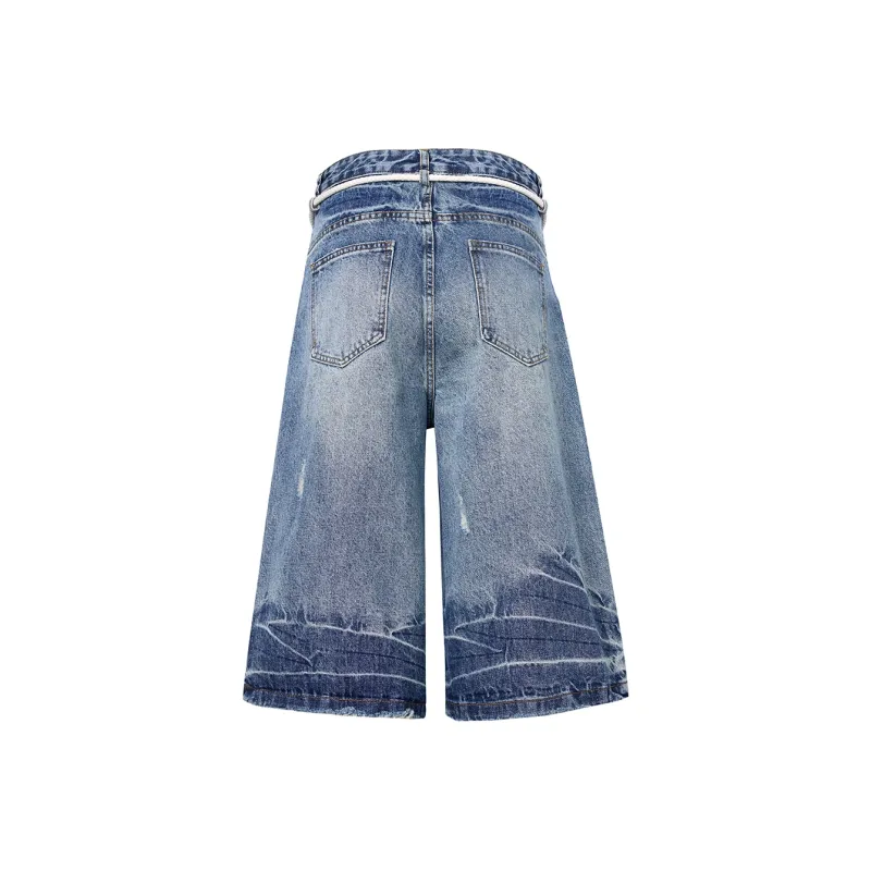 GTRG Denim Shorts Unisex Nostalgic Blue-1