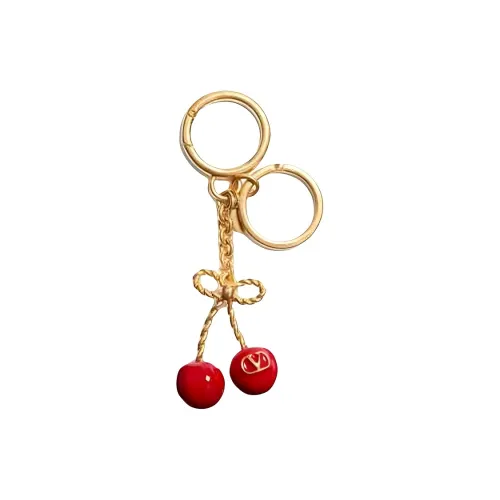 Valentino Metal Bag Accessory Women's Red & Gold