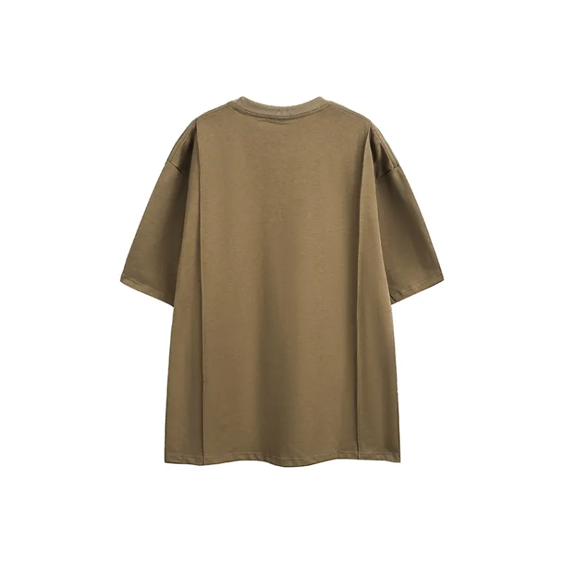 SNOW FLYING T Shirts Unisex Brown-1