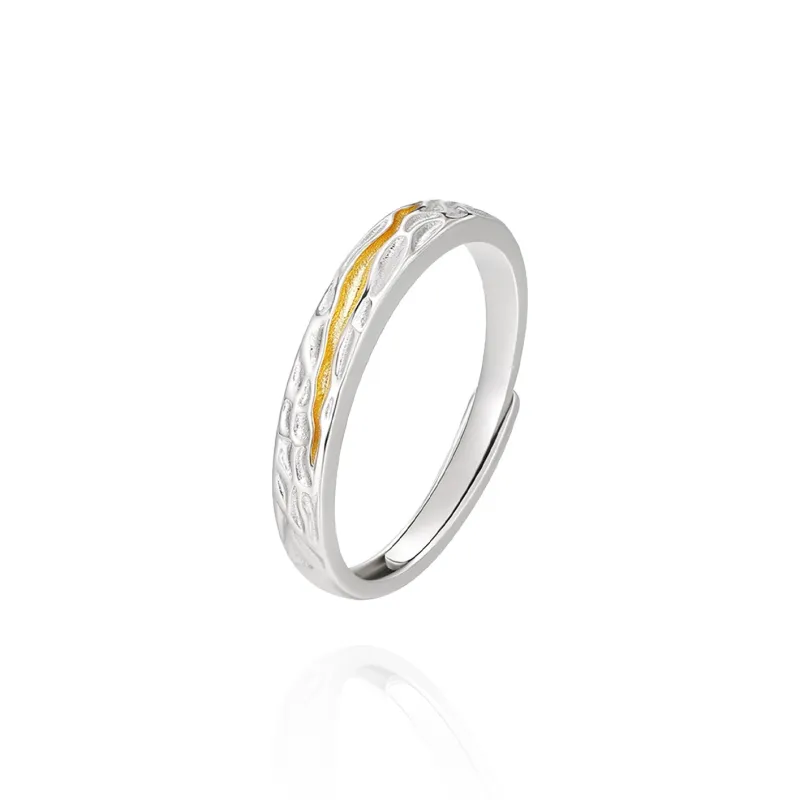 NUSQ Sterling Silver Rings Unisex-5