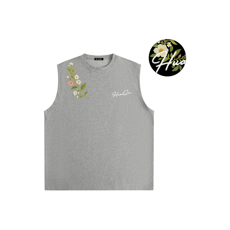 HUANQIU Tank Tops Unisex-13