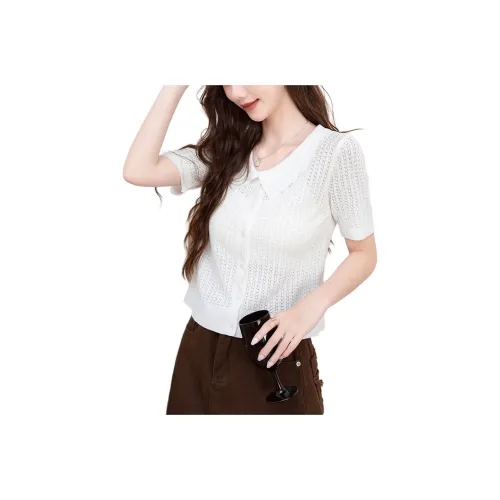 FAWENXIANGZI Knitwear Women's White