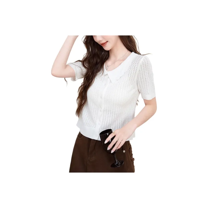 FAWENXIANGZI Knitwear Women's White-0
