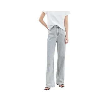LILY Jeans Women's 505 Light Gray