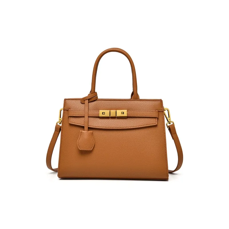 Versman PU Shoulder Bag, Crossbody Bag, Handbag Regular Women's Elephant Gray/Black/Orange/Beige-14