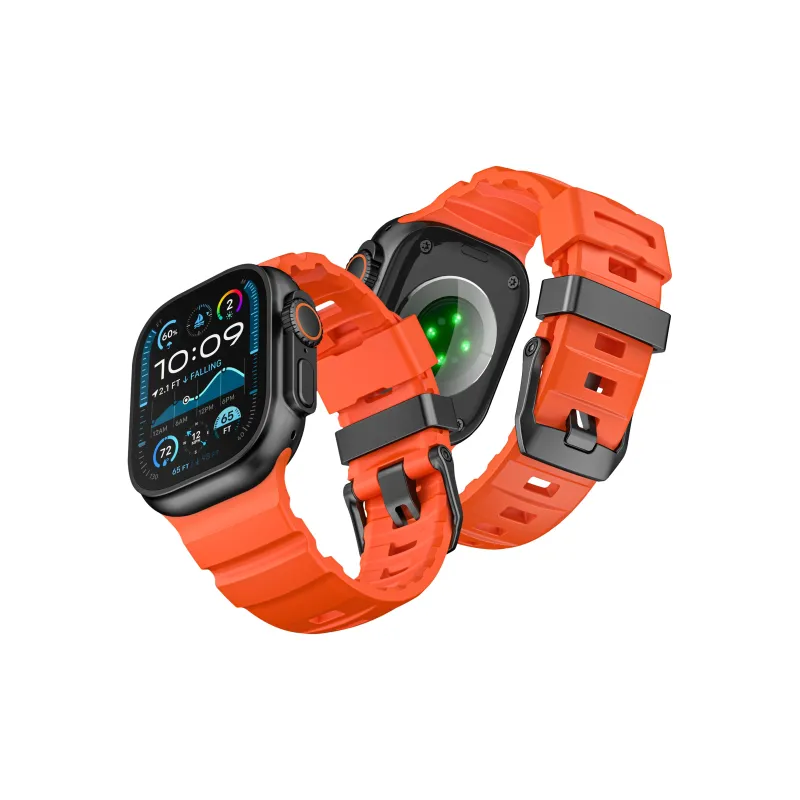 KVZUVUU Apple Compatibility Watch Band Rubber Material-24