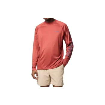 Columbia PFG Terminal Tackle T Shirt Men's Red