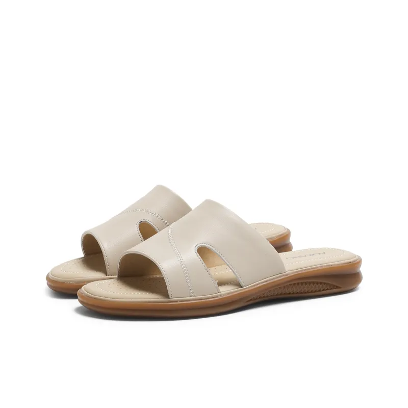 AOKANG PVC Polyvinyl Chloride Slip Resistant Slide Slippers Women's-6