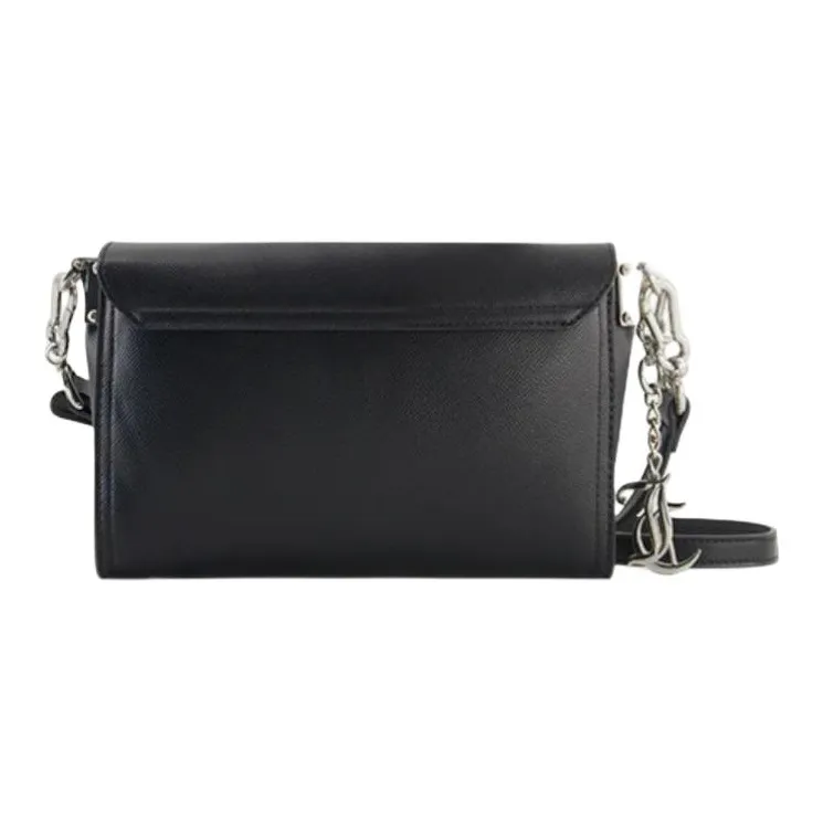 JUZI Leather Shoulder Bag Women's Black-2