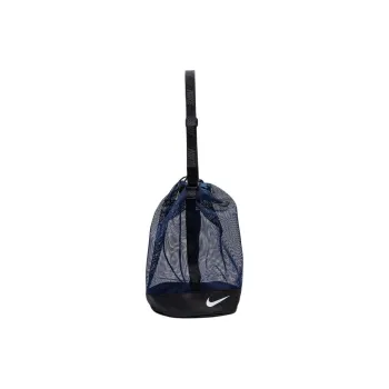 Nike Polyester Bucket Bag, Shoulder Bag Unisex Black & Blue