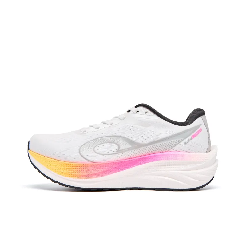 QIAODAN Navigation 600 Anti Slip Wear Resistant Low Top Casual Running Shoes Women's White Black-0