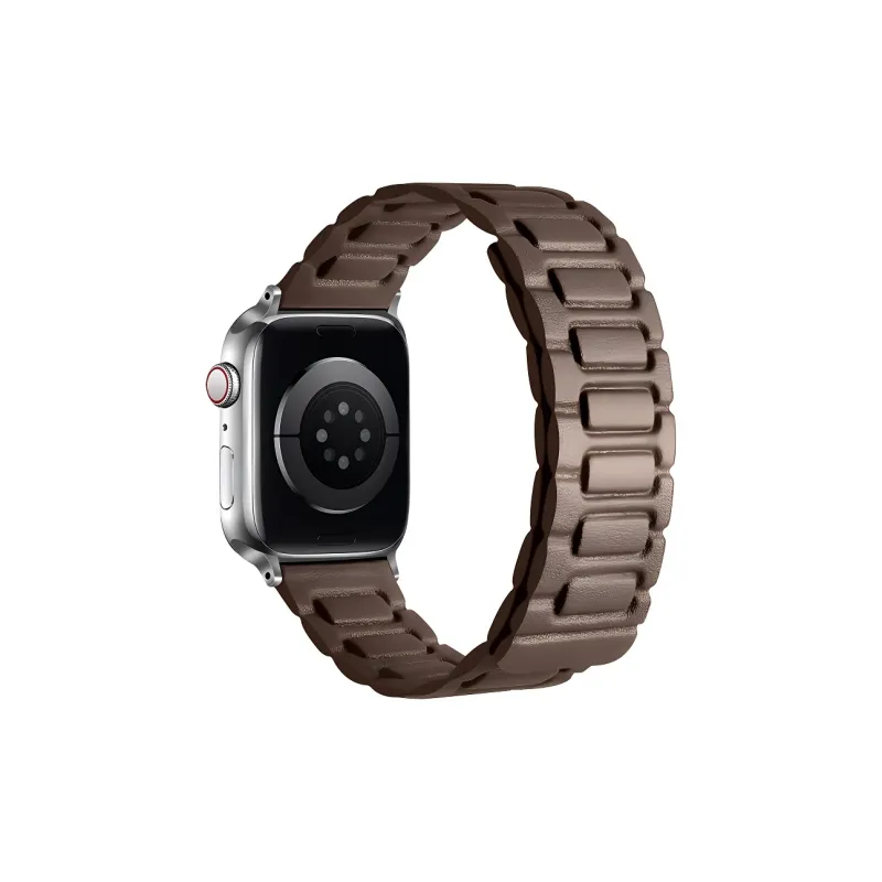 KVZUVUU Apple Compatibility Watch Band Cowhide Leather Material-5