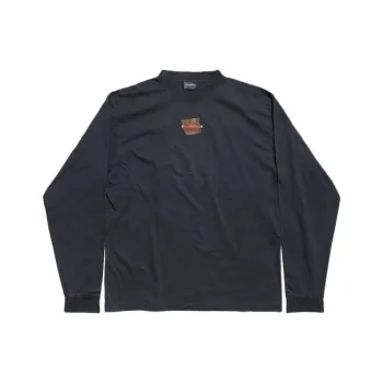 Balenciaga T Shirt Regular Fit Men's Black