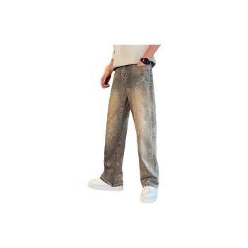 SUNSETMONENT Jeans Unisex Yellow Mud