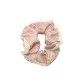 Plaid Lace Hair Tie with Lace Trim, 1 Piece (Red)