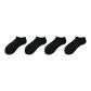 4-Pack[Black No-Show Socks]