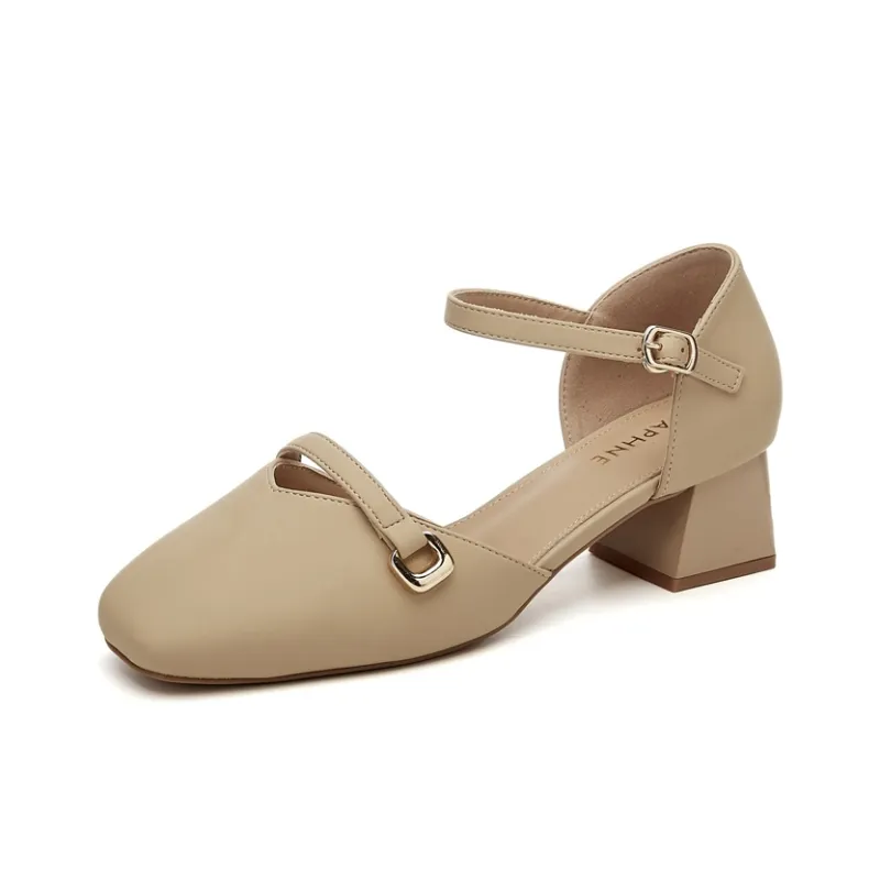 DAPHNE Chunky Heel High Heels Women's-6