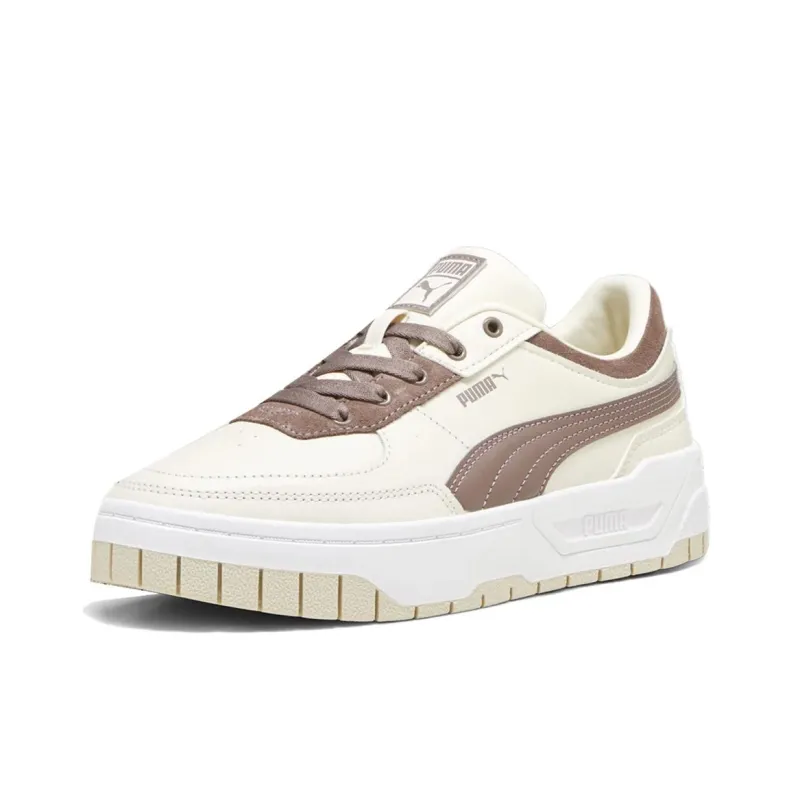PUMA Cali Dream Anti Slip Wear Resistant Low Top Skateboard Shoes Women's Gray White-3