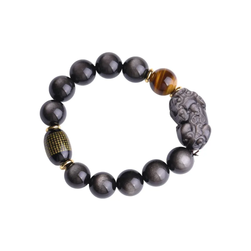 Yeon yun Jewelry Obsidian Bracelets Unisex-0