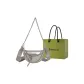 Silver+Shopping Bag