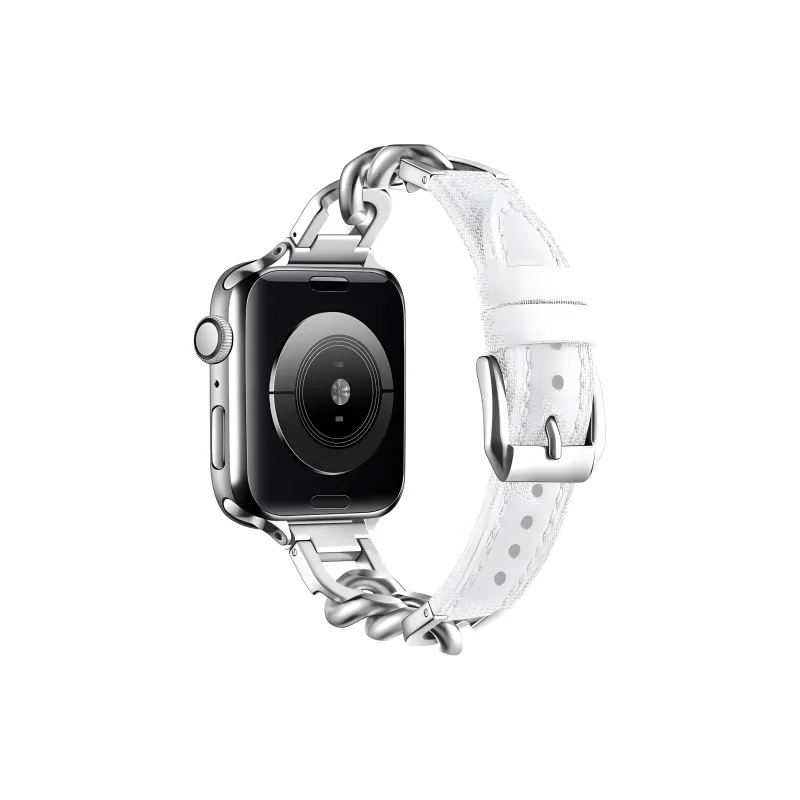 KVZUVUU Apple Compatibility Watch Band Metal-0