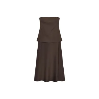 ZARA Sleeveless Dresses Women's Brown