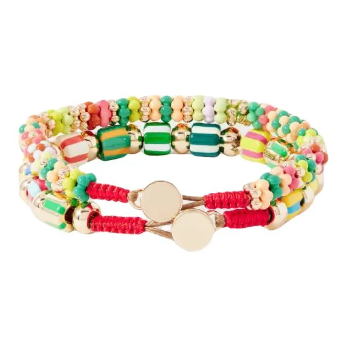 Roxanne Assoulin Tutti Frutti Beaded Bracelets Set Of Two-1