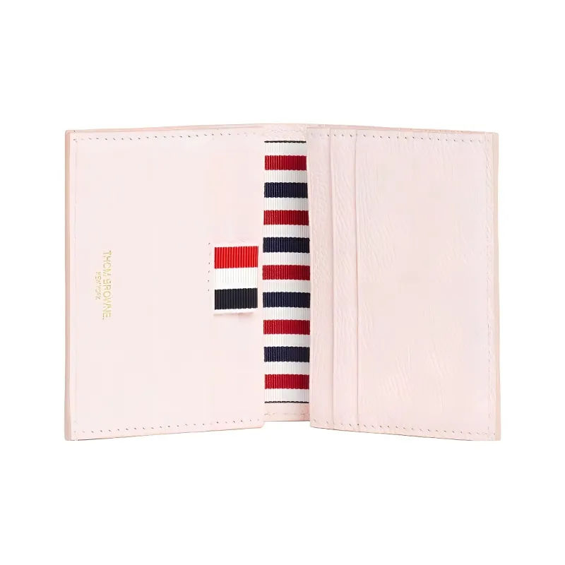 THOM BROWNE 4 Bar Tripe Embellished Cardholder-2