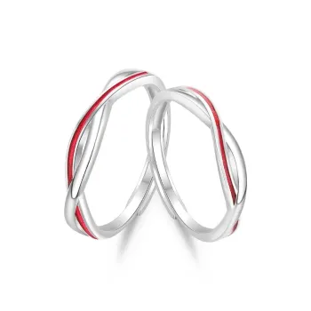 Golden Bliss S999 Fine Silver Rings Unisex
