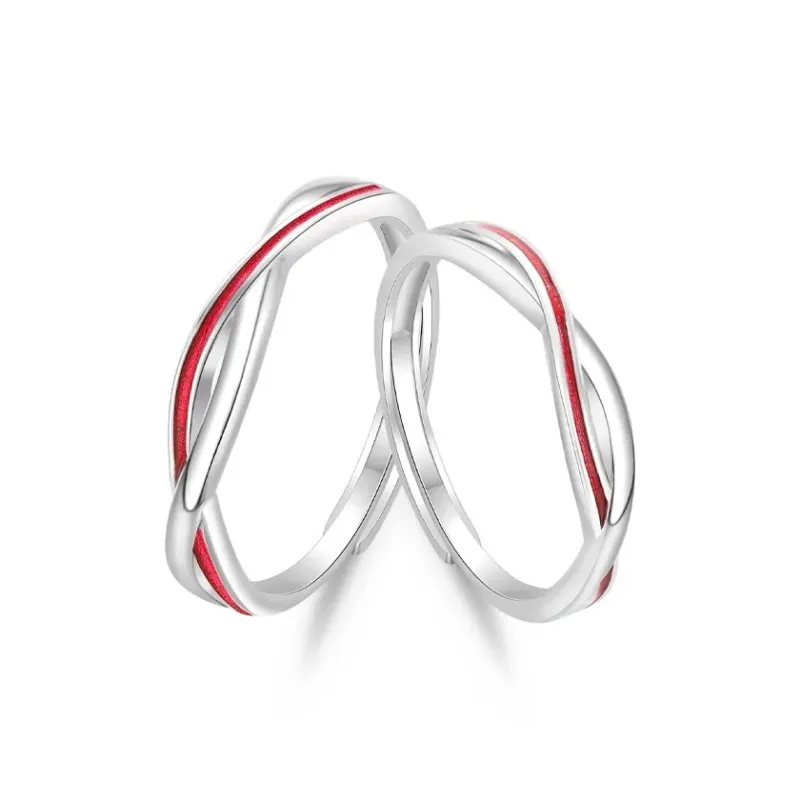 Golden Bliss S999 Fine Silver Rings Unisex-0