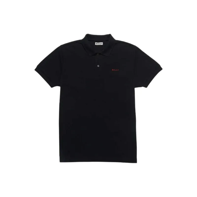BALLY SS25 Polo Shirt Men's Black-0