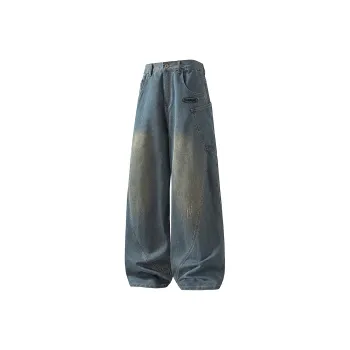 Chinpeno Jeans Unisex Vintage Blue
