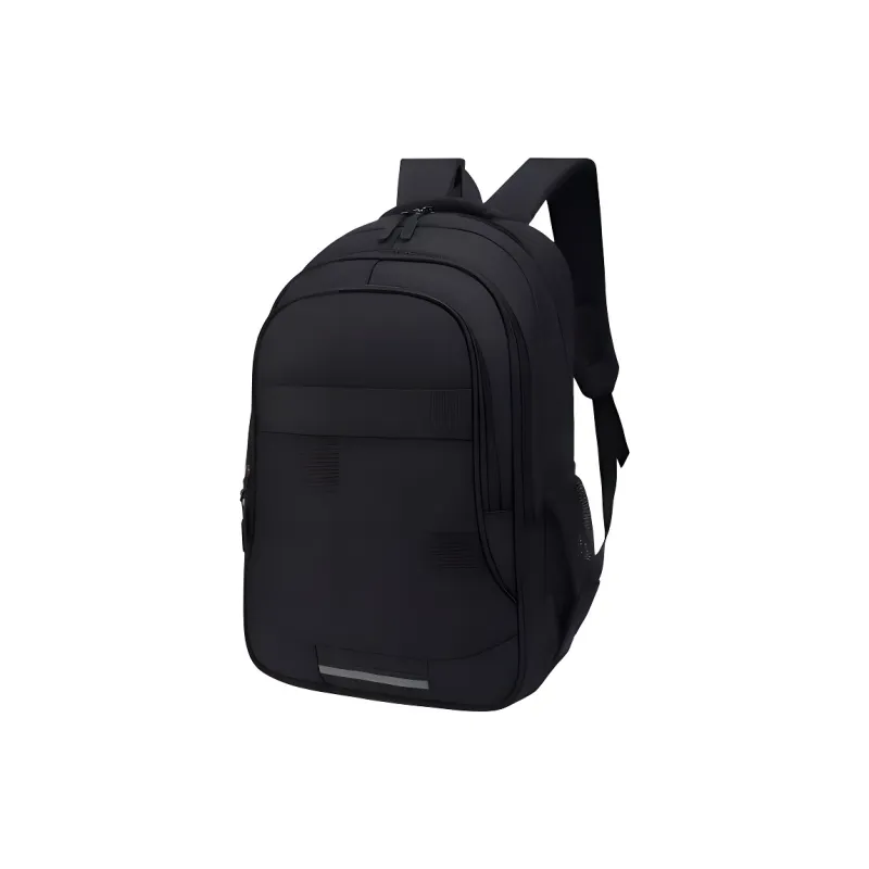 H YXIANG Nylon Backpack Regular Unisex Blue/Gray/Black-3