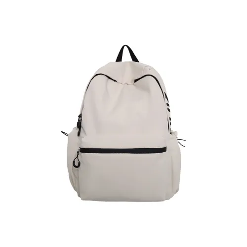 AIBAG Nylon Backpack Unisex White/Black/Blue/Pink