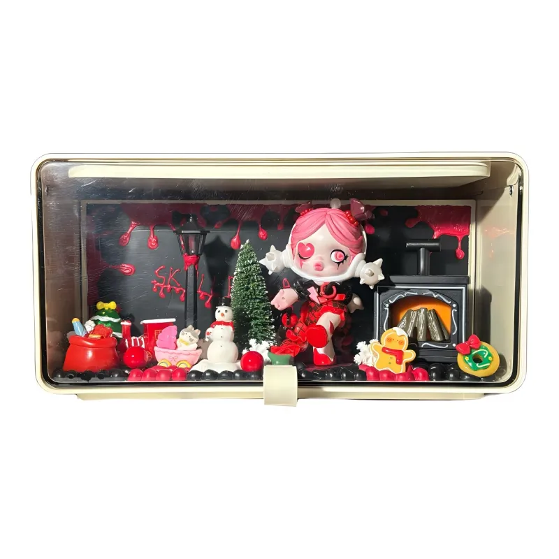 [Modified Doll] POP MART Skullpanda Wish Time Collection Hang Tag Box 11.8cm-0