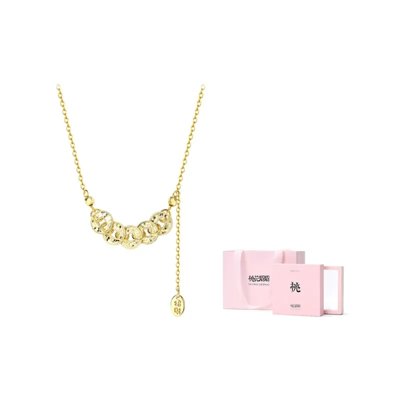 TAOHUAZHAOZHAO S925 Silver Necklaces Women's-7
