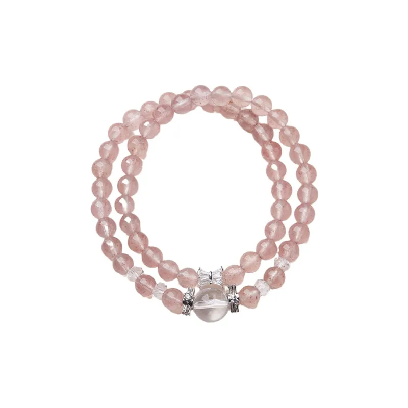 CARAT'S DIARY Strawberry Quartz Bracelets Unisex-0
