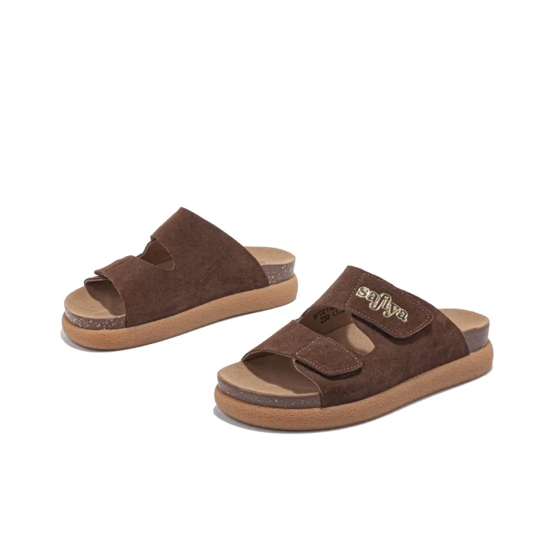 Safiya PU Polyurethane Abrasion Resistant Slide Slippers Women's-3