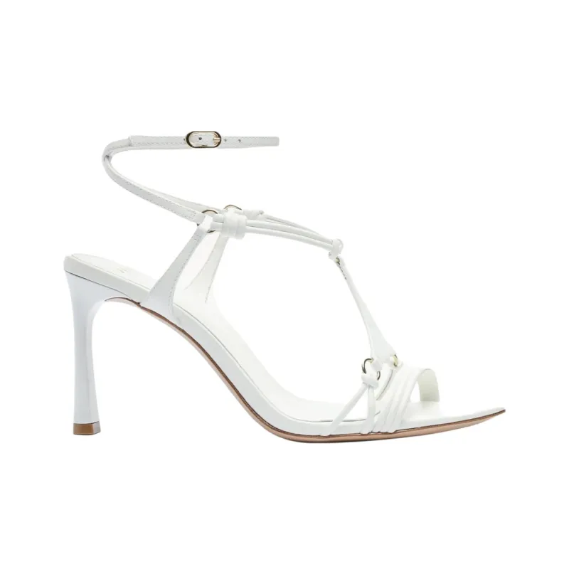 Alexandre Birman Sonya One Strap Sandals 8.5cm Women's White-1