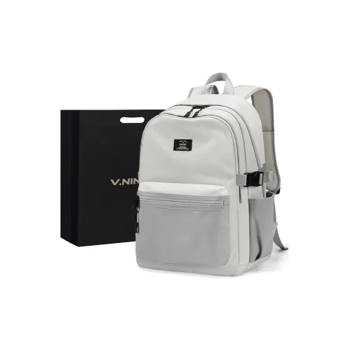 V.NINE Fabric Backpack Laptop Bag Graduation Travel Backpack Large Size Unisex Multicolor