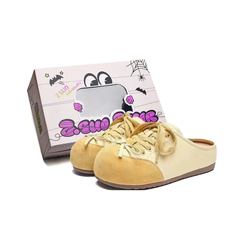 Z.SUO Antibacterial Slip Resistant Abrasion Resistant Odor Resistant Closed Toe Slippers Women's-0